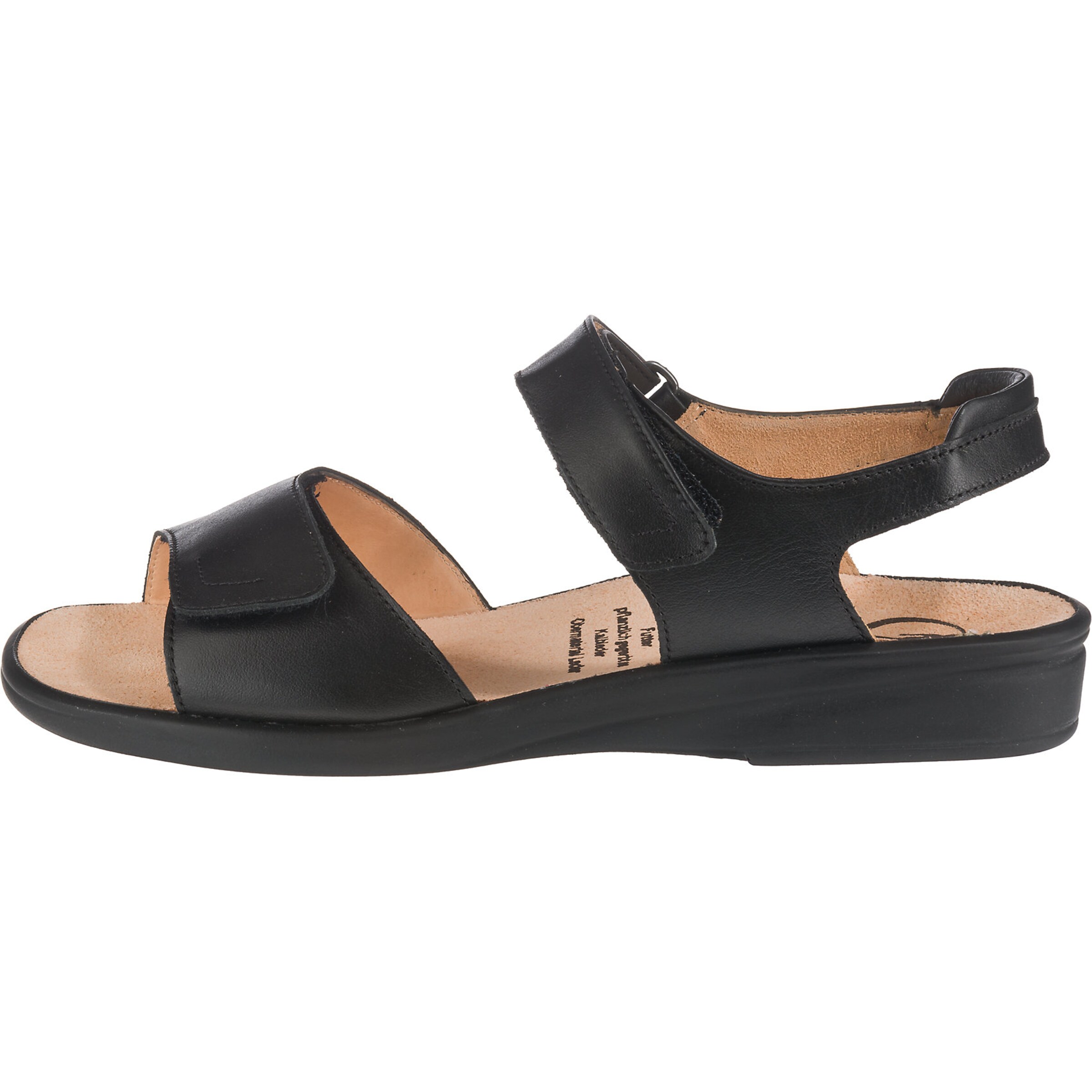 Ganter Strap sandal 'Sonnica' in Black