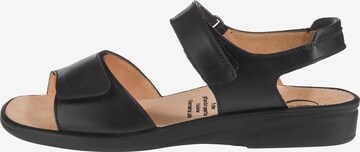 Ganter Sandalen met riem 'Sonnica' in Zwart
