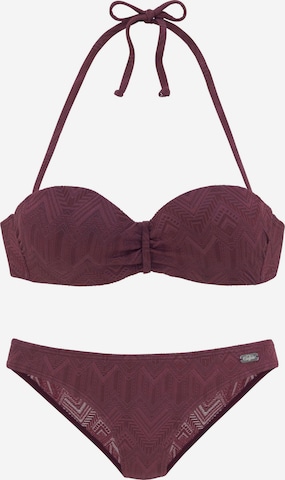 BUFFALO Bikini in Rood: voorkant