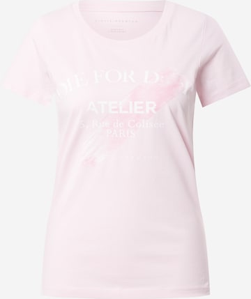 EINSTEIN & NEWTON - Camiseta 'Violet Atelier' en rosa: frente