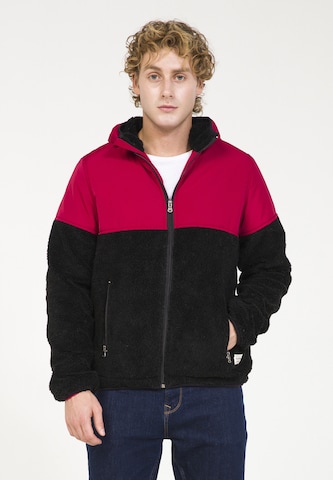 PLUS EIGHTEEN Between-Season Jacket in Black: front