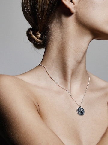 Collana 'Virgo Zodiac Sign' di Pilgrim in argento: frontale