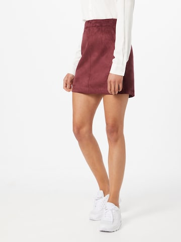 VERO MODA Spódnica 'Donna Dina' w kolorze czerwony: przód