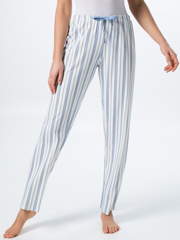 CALIDA Štandardný strih Pyžamové nohavice - Modrá: predná strana