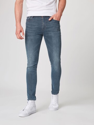 Skinny Jean 'Travis' Superdry en bleu