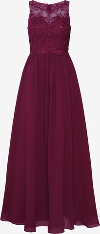 Laona Evening Dress in Purple: front