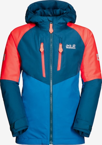 JACK WOLFSKIN Outdoor jacket 'Great' in Blue: front