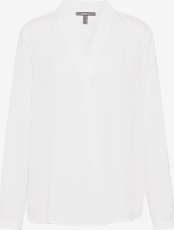 ESPRIT Bluza | bela barva: sprednja stran
