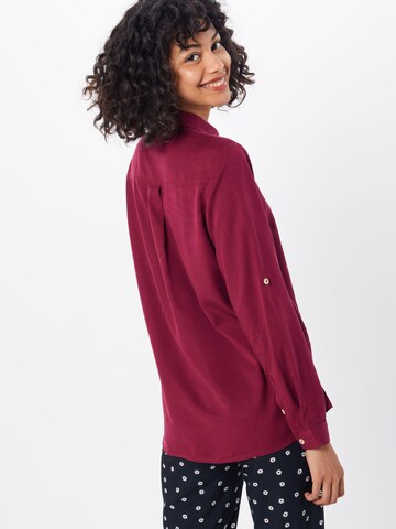 TOM TAILOR Blouse in Rood: terug