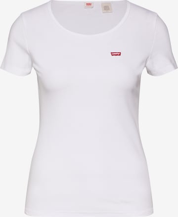 LEVI'S ® Shirt 'Crewneck Tee' in Weiß: predná strana