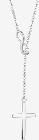 ELLI Ketting 'Infinity' in Zilver: voorkant