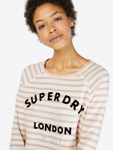 T-shirt 'APPLIQUE' Superdry en blanc