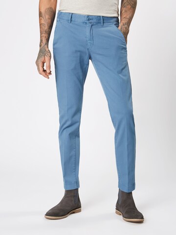 Marc O'Polo Slim fit Chino Pants in Blue: front