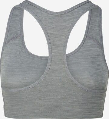 NIKE Bustier Sports-BH 'SWOOSH FUTURA' i grå