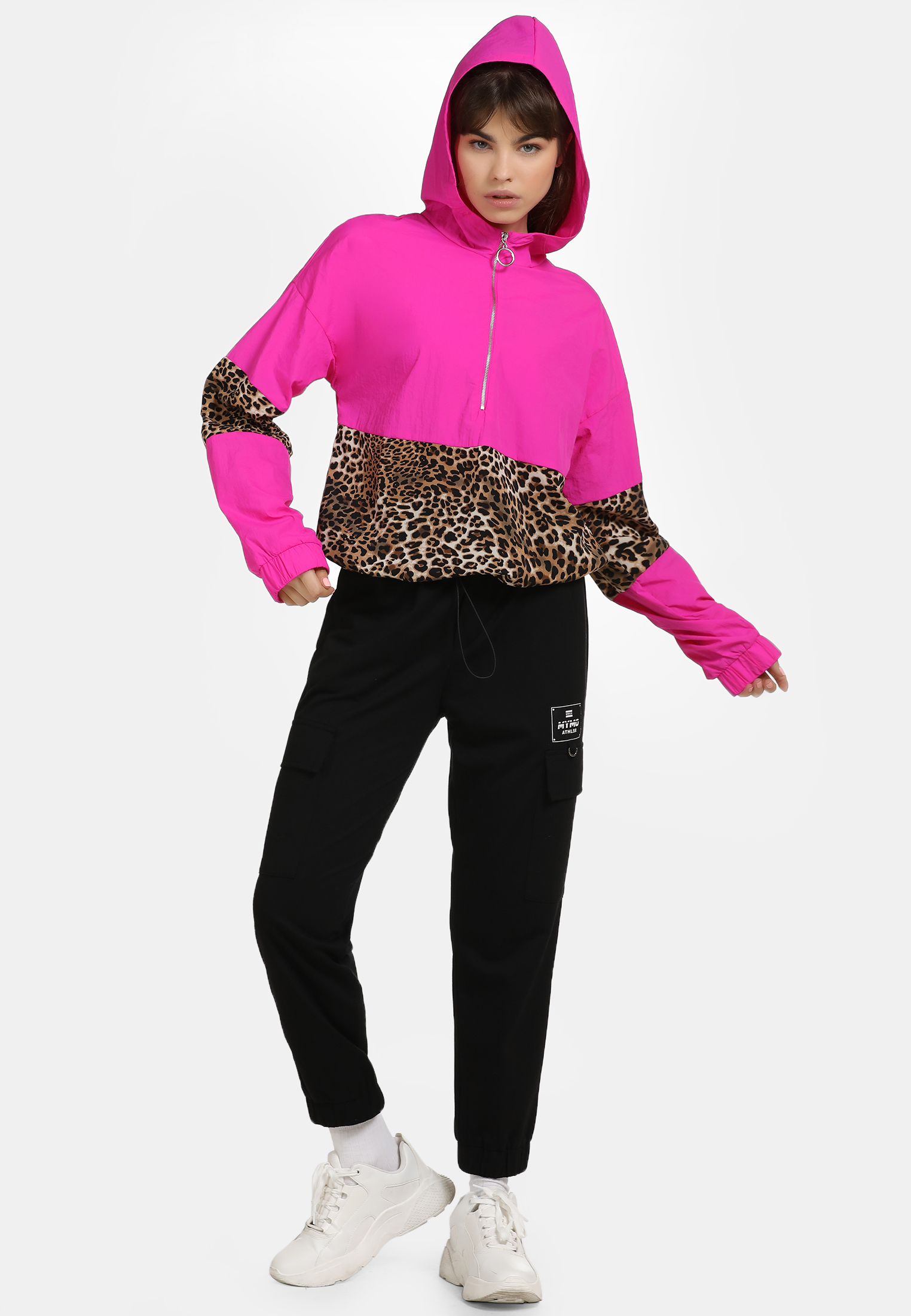 myMo ATHLSR Sportjacke in Pink 