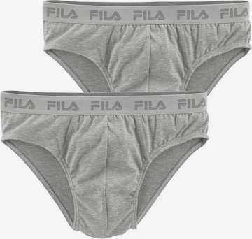 Pantaloncini intimi sportivi di FILA in grigio: frontale