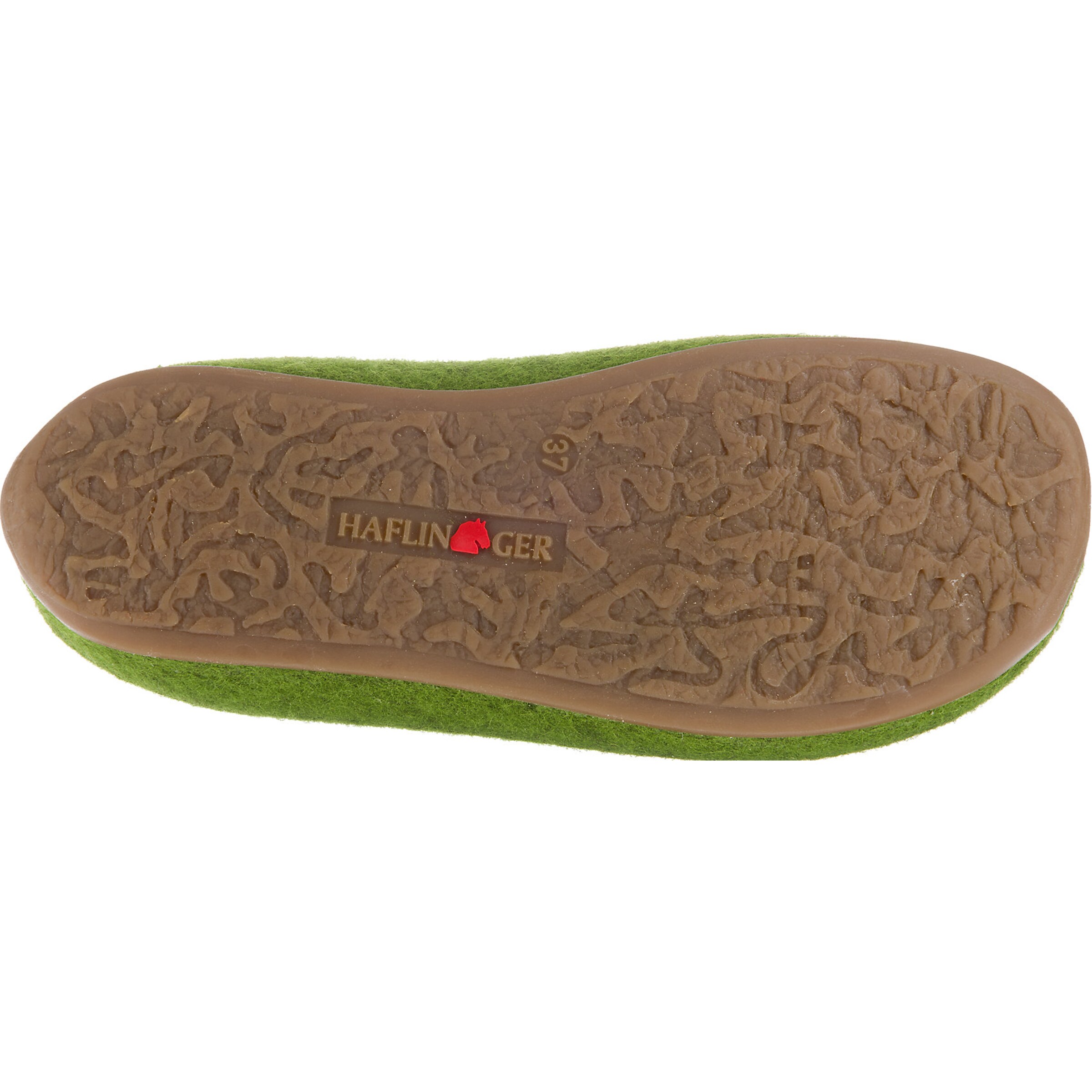 HAFLINGER Hausschuh 'Everest Fundus' in Grün