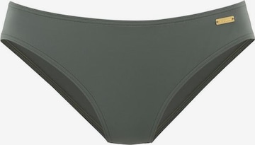 LASCANA Bikini Bottoms in Green: front