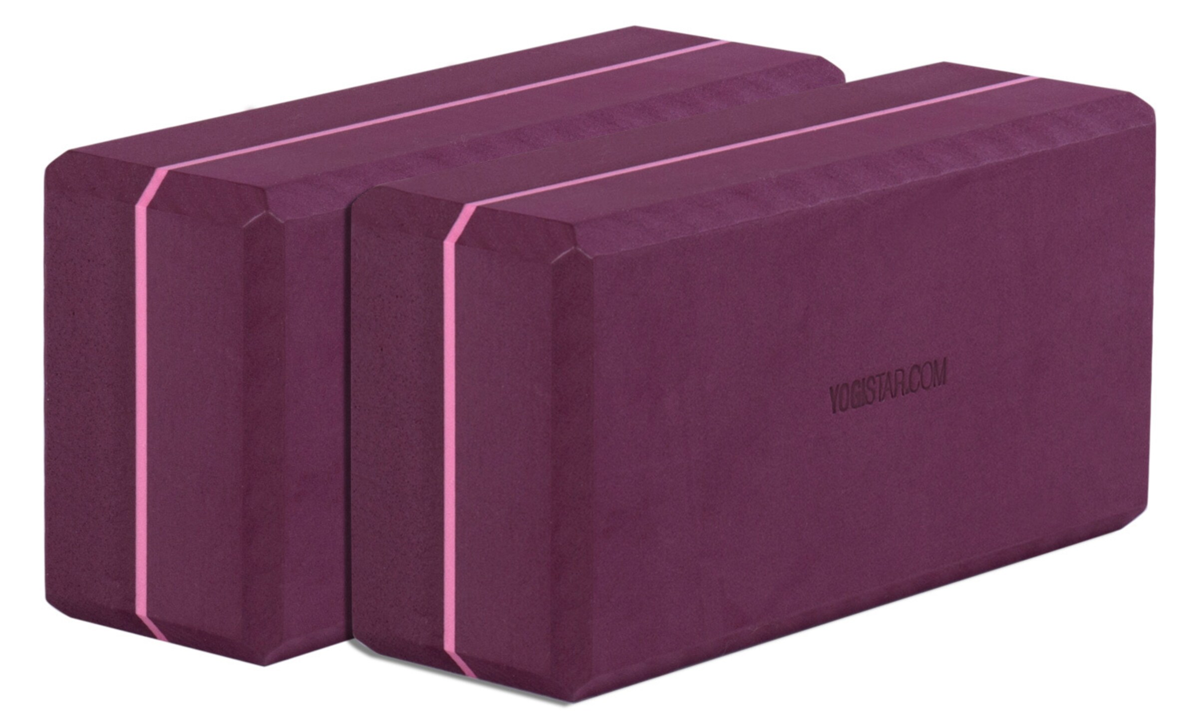 YOGISTAR.COM - Yogablock-Set 'Yogiblock Basic' in bordeaux