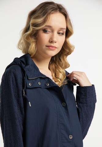 DreiMaster Vintage Winter Parka in Blue: front