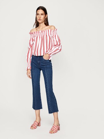 EDITED Bootcut Džíny 'Sydney' – modrá