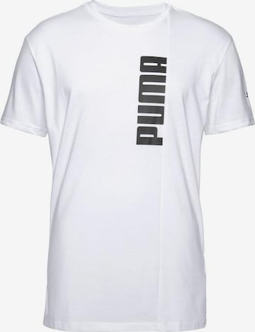 PUMA Functioneel shirt 'Energy Triblend' in Wit: voorkant