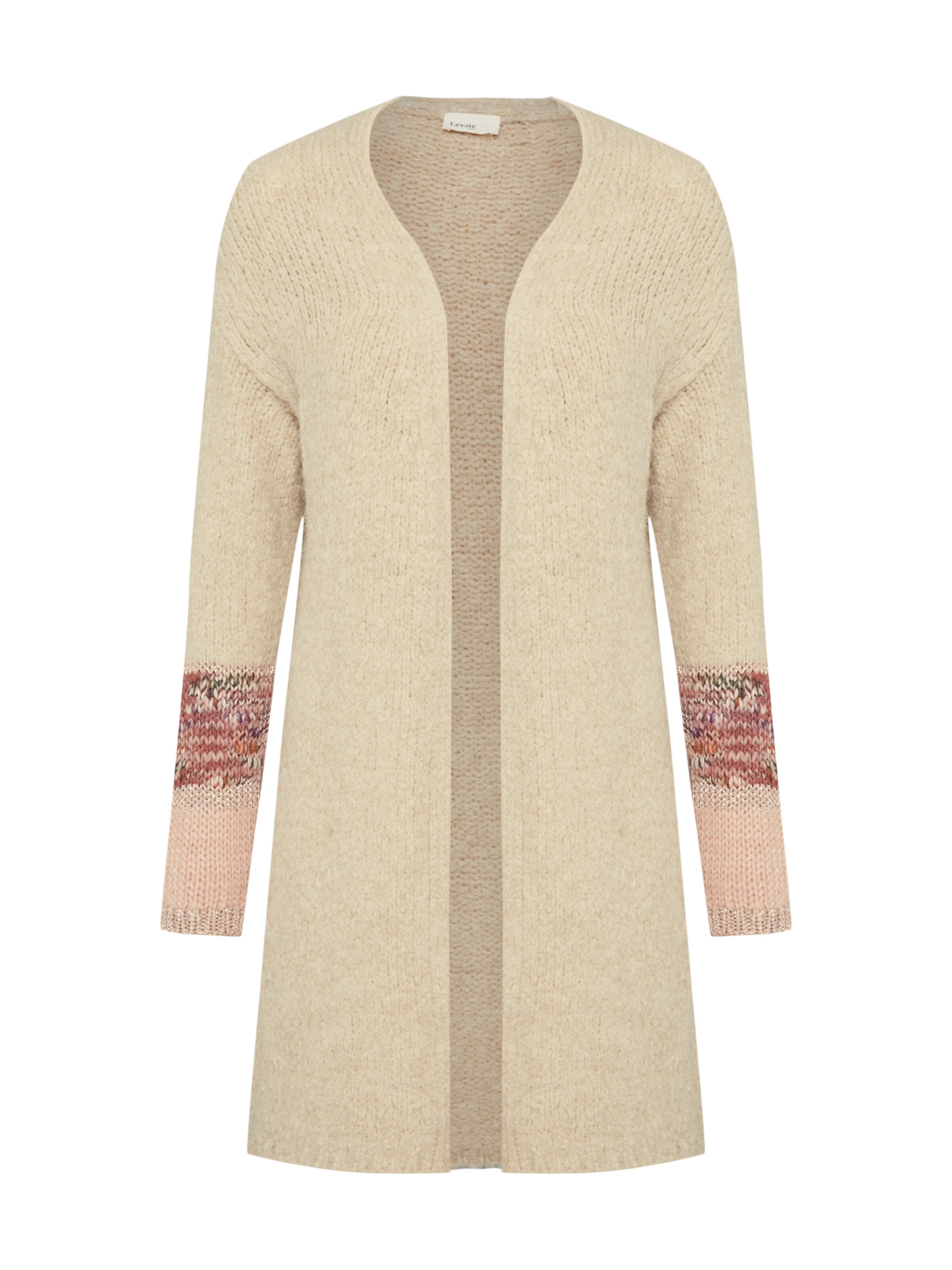 Levete Room - Gebreid vest in de kleur Camel