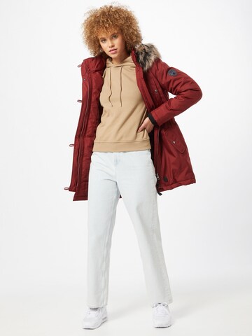 Parka d’hiver 'IRIS' ONLY en rouge