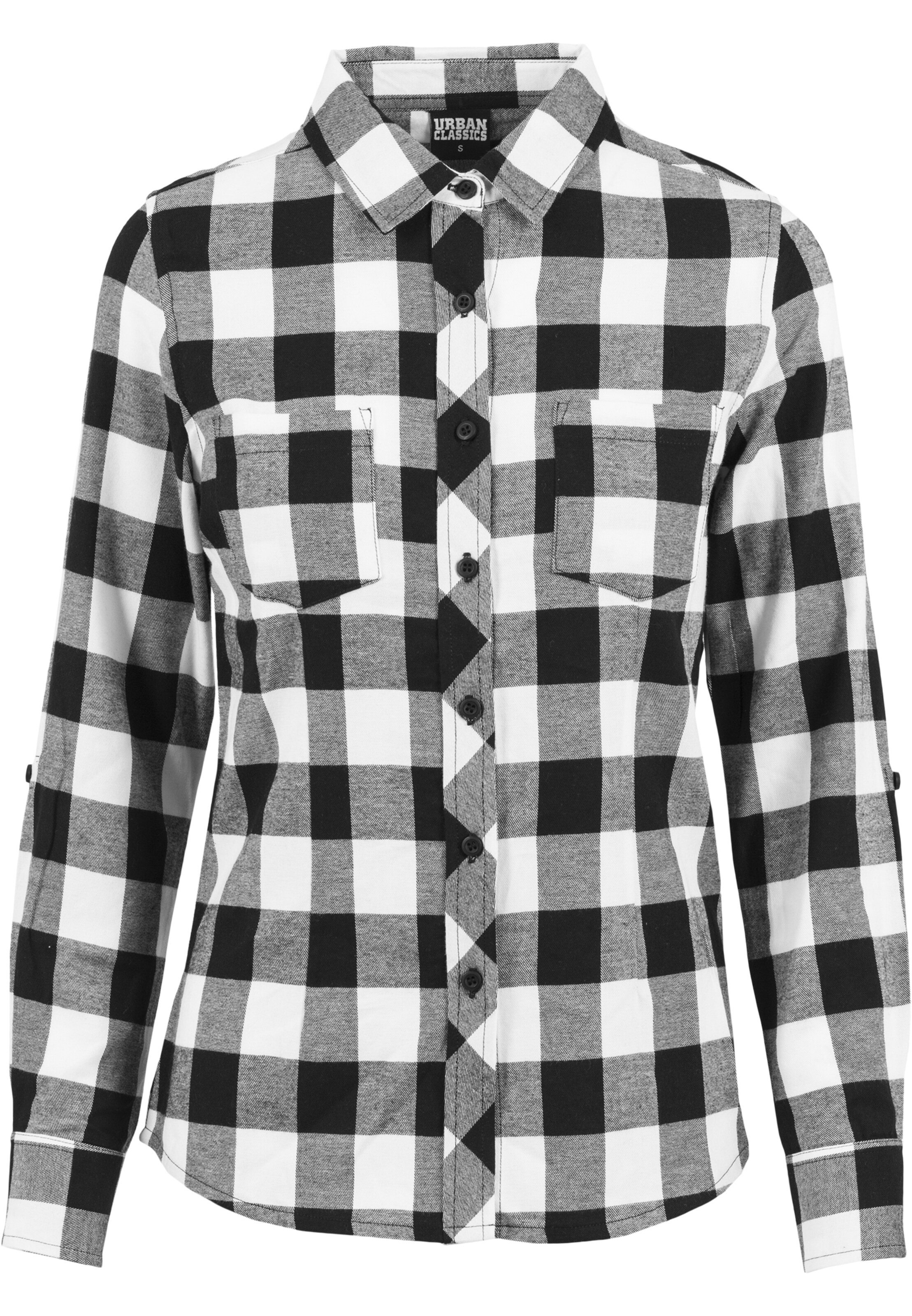 Urban Classics Blouse in Black: front