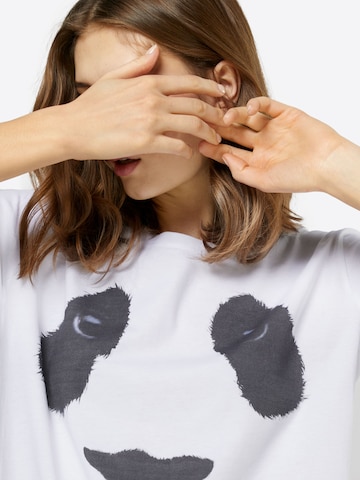 EINSTEIN & NEWTON Shirt 'Panda Eyes Paxton' in Wit