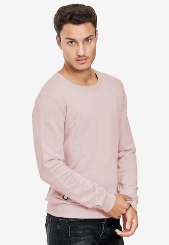 Redbridge Sweatshirt Bristol in schlichtem Design in Pink: predná strana