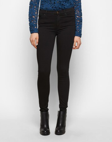 7 for all mankind Skinny Klassische Skinny Jeans 'HW SKINNY' in Schwarz: predná strana