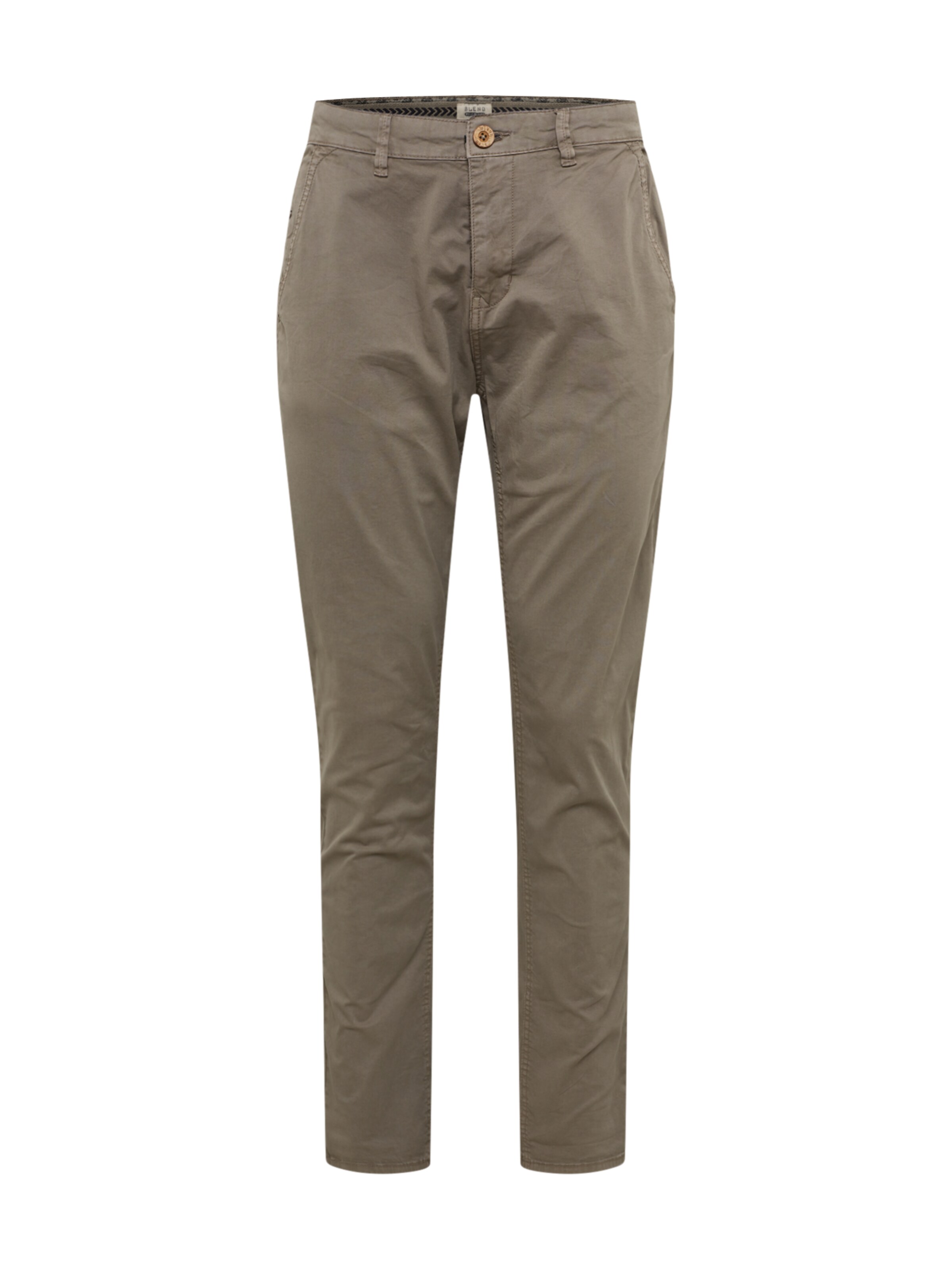 Regular Pantalon chino 'Night' BLEND en gris : devant