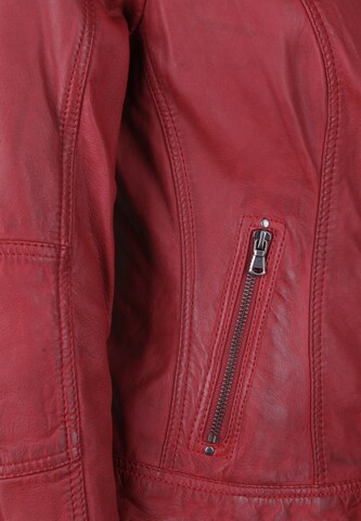 7ELEVEN Lederjacke 'CONA' in Rot