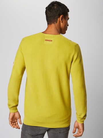 CAMEL ACTIVE Sweter w kolorze żółty: tył