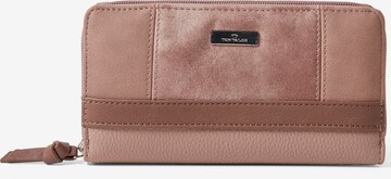 TOM TAILOR Wallet 'Juna' in Pink: front