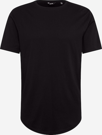 Only & Sons Regular Fit T-Shirt 'MATT' in Schwarz: predná strana