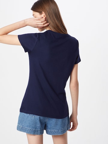 Tricou de la GAP pe albastru: spate