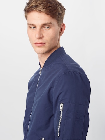 JACK & JONES Regular fit Övergångsjacka 'JJERush' i blå