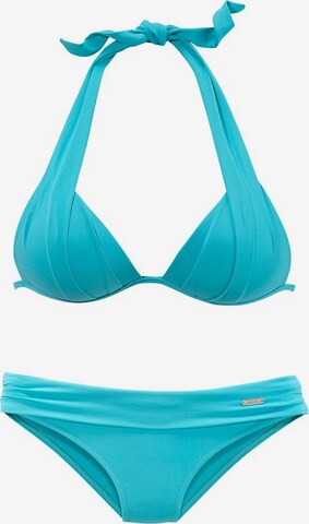 LASCANA Bikini | modra barva: sprednja stran