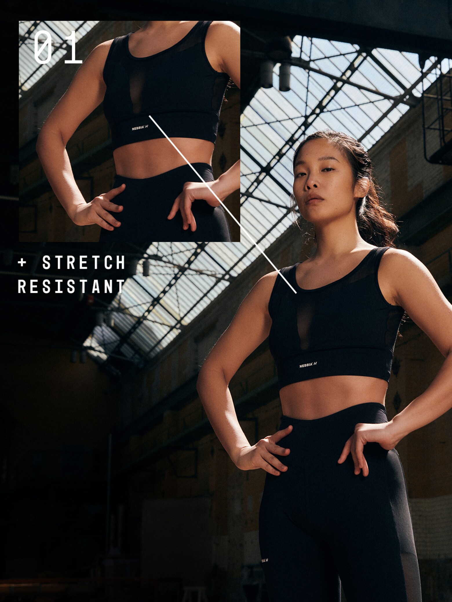 Yuna A. - Transparent Highlights Fitness Look