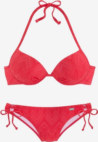 BUFFALO Bikini in Red: front