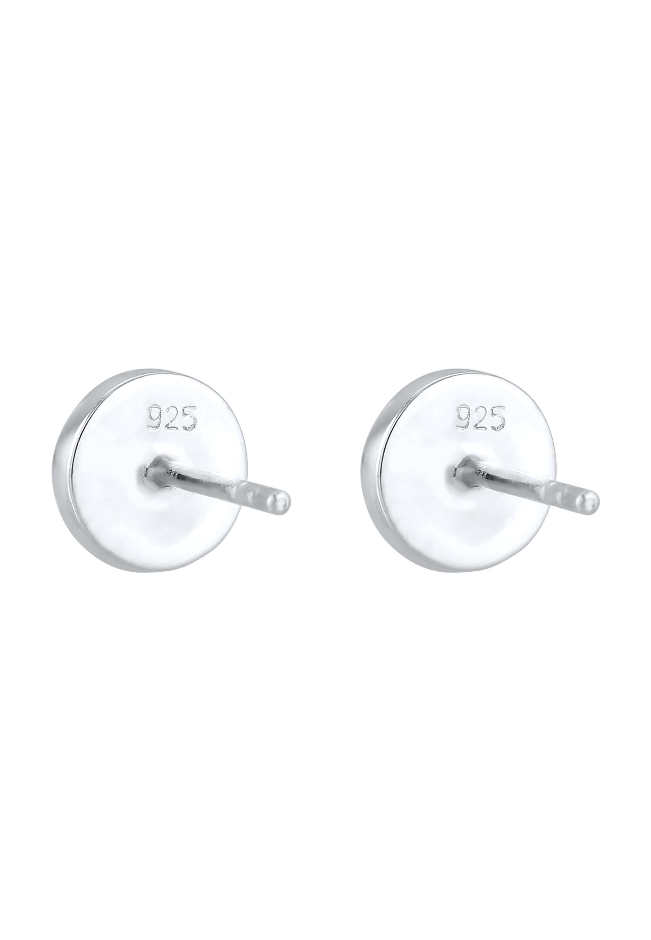 ELLI Ohrringe Solitär, Ohrstecker Basic in Schwarz