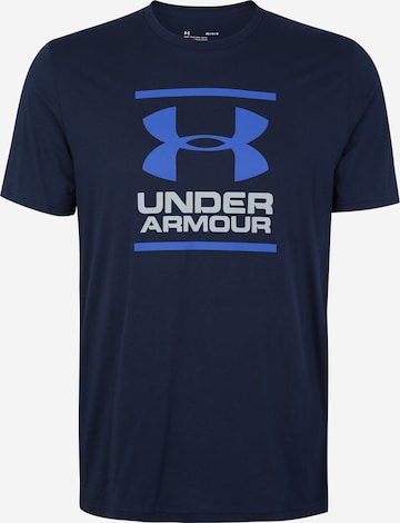 T-Shirt fonctionnel 'GL Foundation' UNDER ARMOUR en bleu : devant