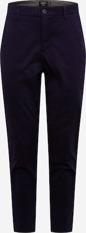 Effilé Pantalon chino BURTON MENSWEAR LONDON en noir : devant