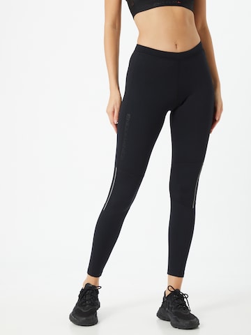 ENDURANCE Skinny Sportbroek 'Mahana' in Zwart: voorkant