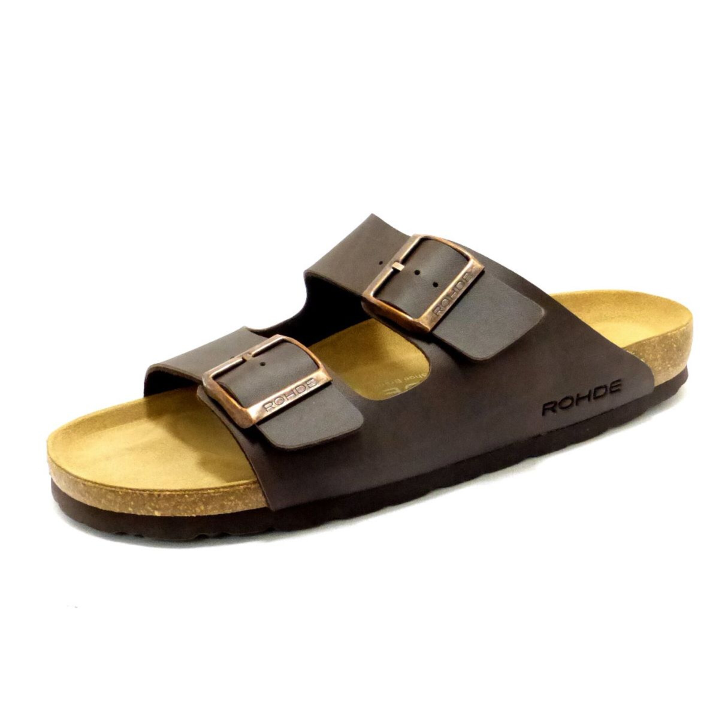 ROHDE Mules in Brown: front