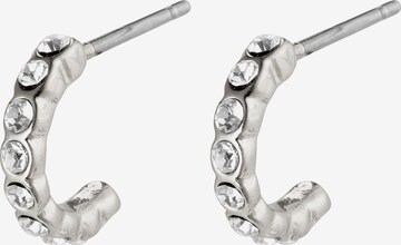 Boucles d'oreilles 'Brigitte' Pilgrim en argent : devant