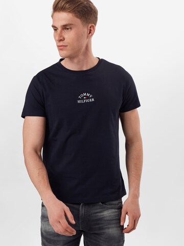 TOMMY HILFIGER Regular Fit T-Shirt in Blau: predná strana