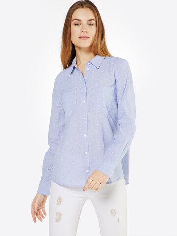 TOM TAILOR Bluse in Blau: predná strana